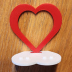 Heart‑Shaped Minifigure Stand
