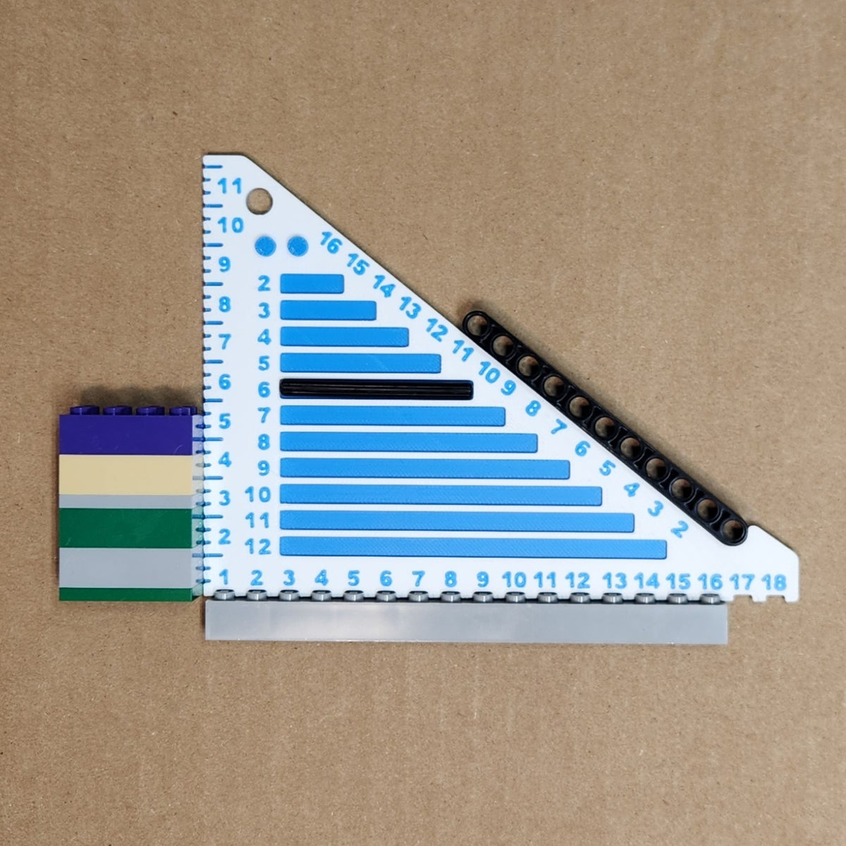 Brick Ruler – Stud, Plate and Brick Measurement Tool for Custom Builds & MOCs