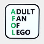 3D Printed AFOL Sign: High-Contrast Modern Wall Decor with Stand