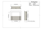 U-Shaped Pet Portal | Modern Minimalist Pet Door