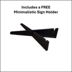 3D Printed AFOL Sign: High-Contrast Modern Wall Decor with Stand