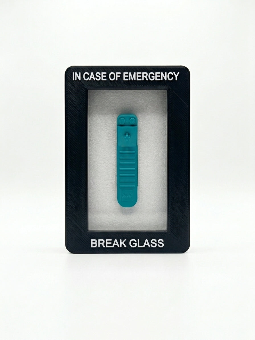 Emergency Brick Separator Box – Funny Builder Accessory & Display Piece - Ideal gift for AFOL