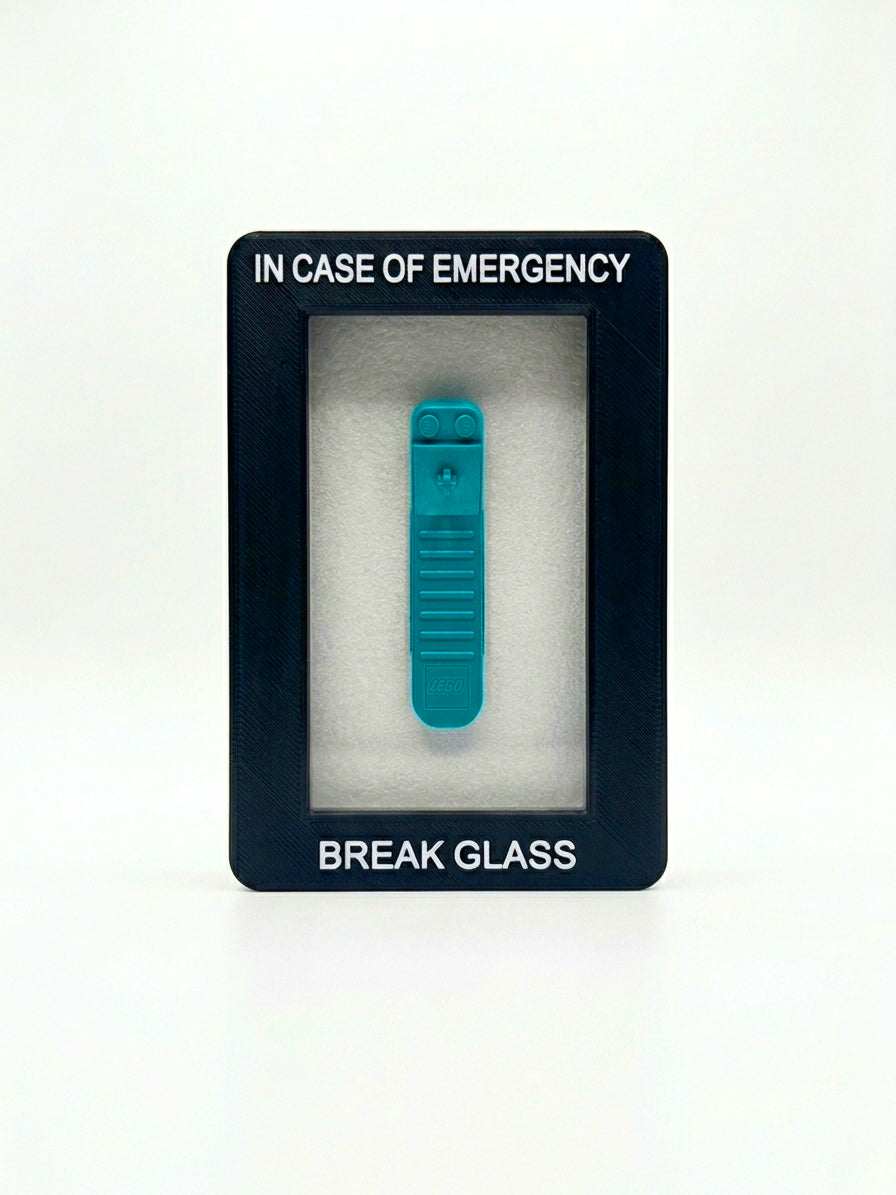 Emergency Brick Separator Box – Funny Builder Accessory & Display Piece - Ideal gift for AFOL