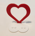 Heart‑Shaped Minifigure Stand
