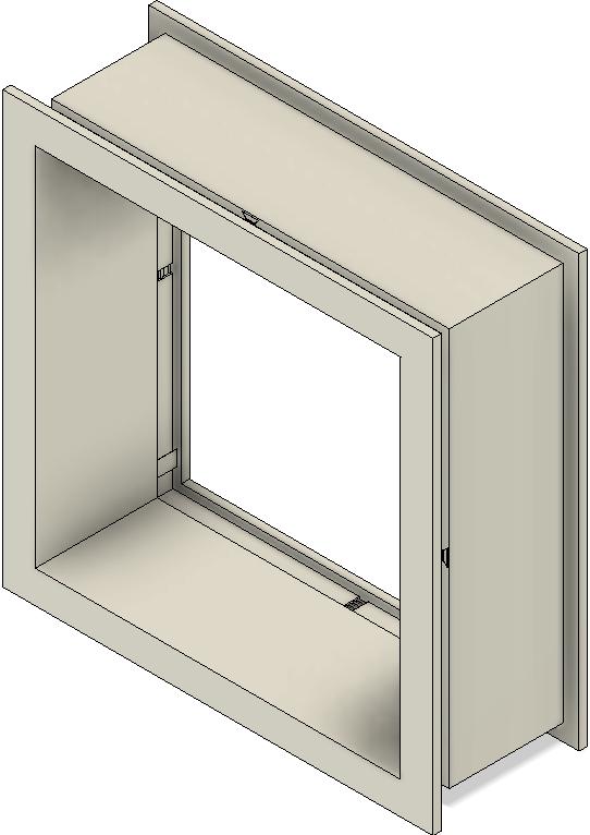 Square Pet Portal for Interior Walls | Modern Minimalist Pet Door