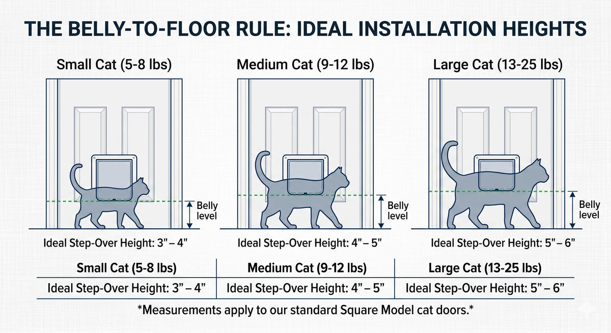 Square Pet Portal | Modern Minimalist Pet Door