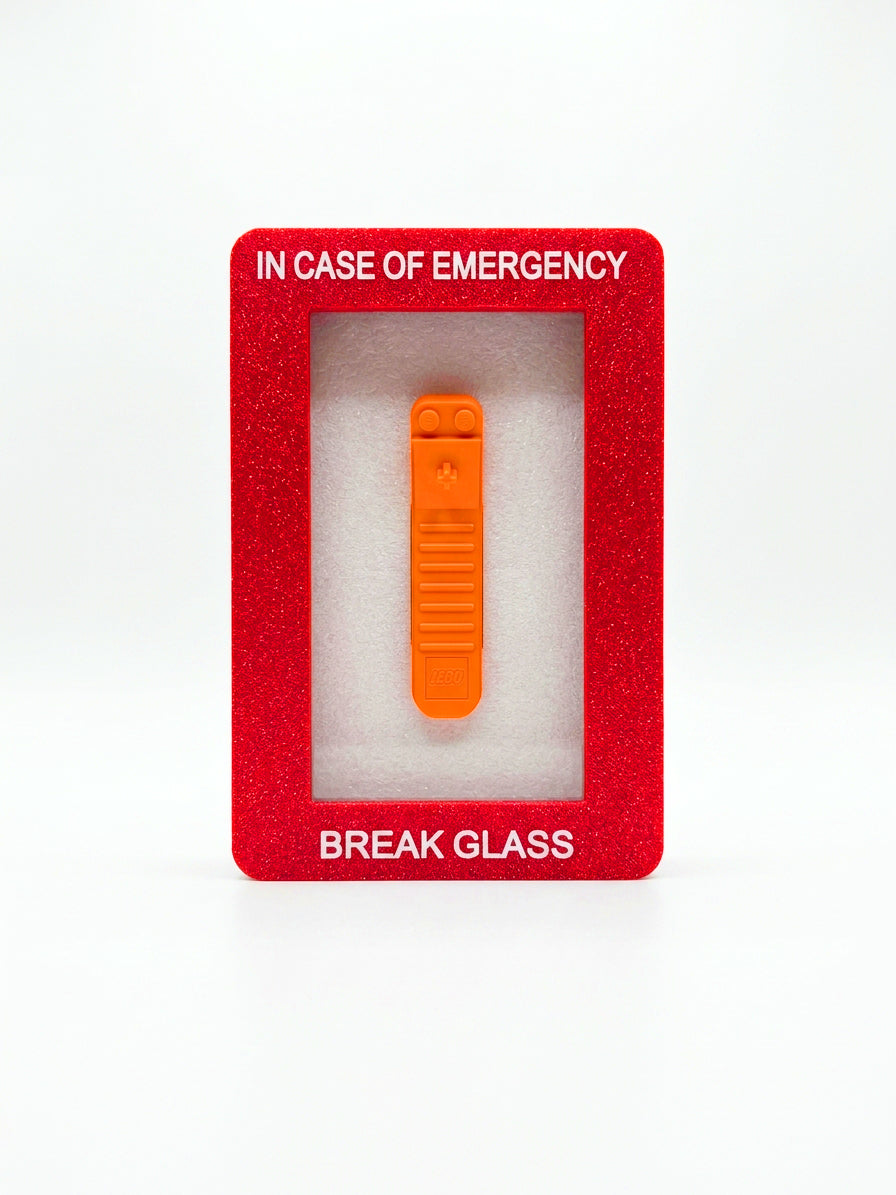 Emergency Brick Separator Box – Funny Builder Accessory & Display Piece - Ideal gift for AFOL