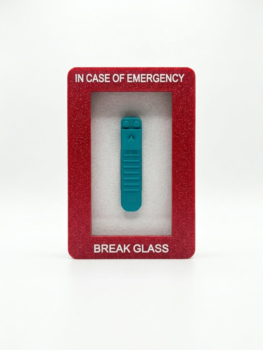 Emergency Brick Separator Box – Funny Builder Accessory & Display Piece - Ideal gift for AFOL